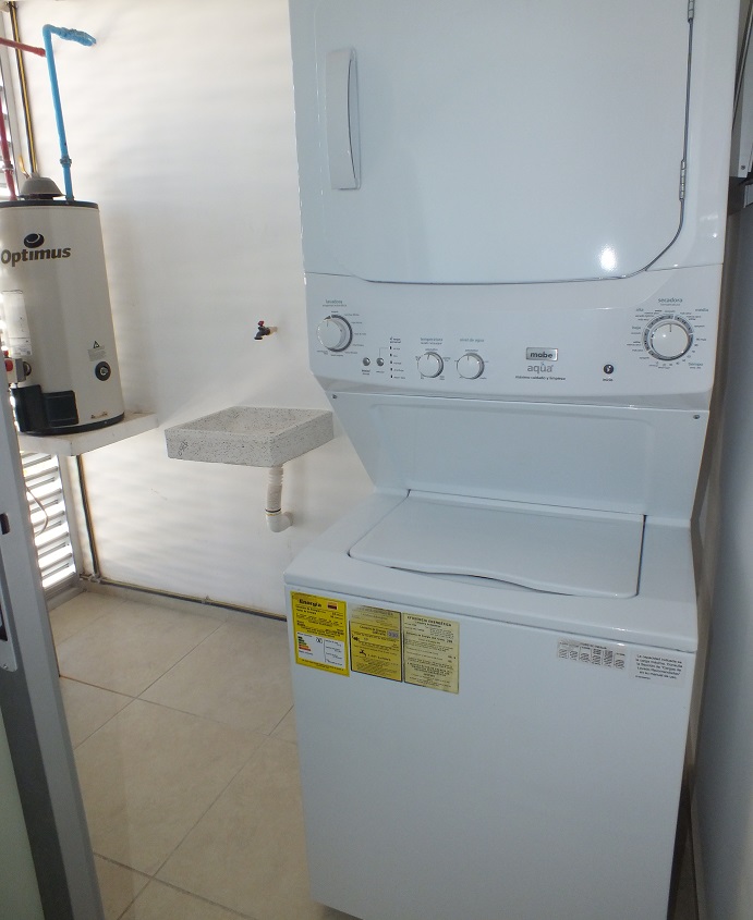 Washing and drying machine at Punta Estrella