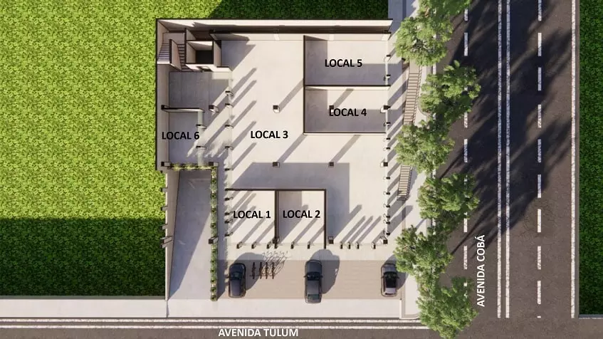 Commercial architectural plan in Kiwik Tulum