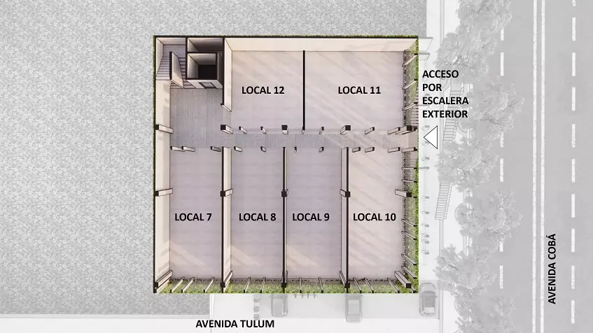 An architectural plan of Kiwik Tulum