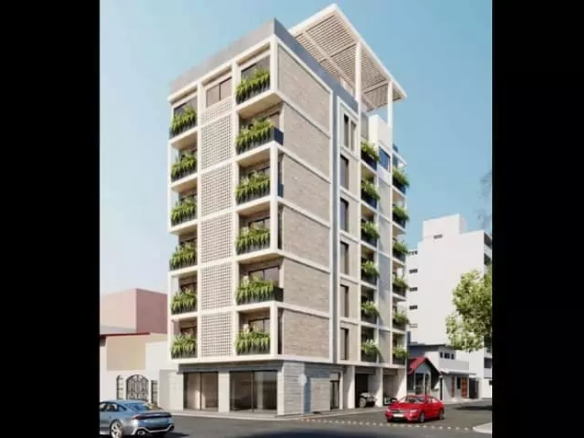 Exterior facade of building in Casa Habanero