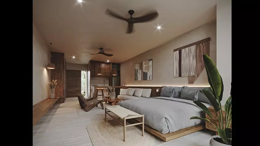 One master bedroom in Grand Selva Tulum
