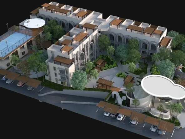 aerial view development casa de piedra - Plalla Real Estate