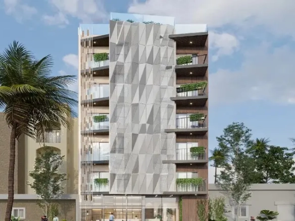 Facade front Calatt-Playal del Carmen