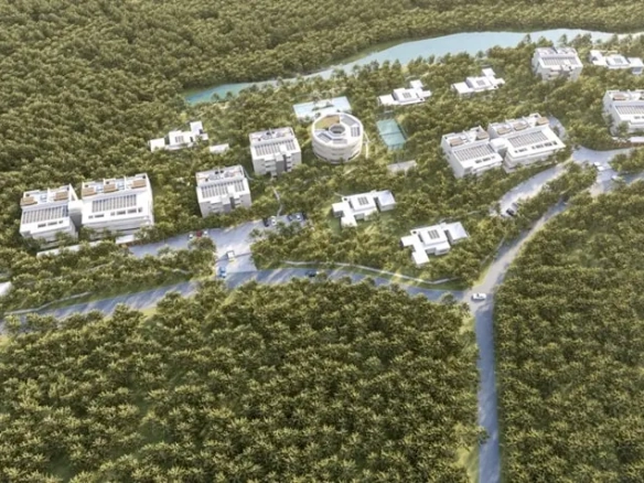 Aereal View Elementos Life Cozumel | Departamentos y Villas de Lujo en Venta