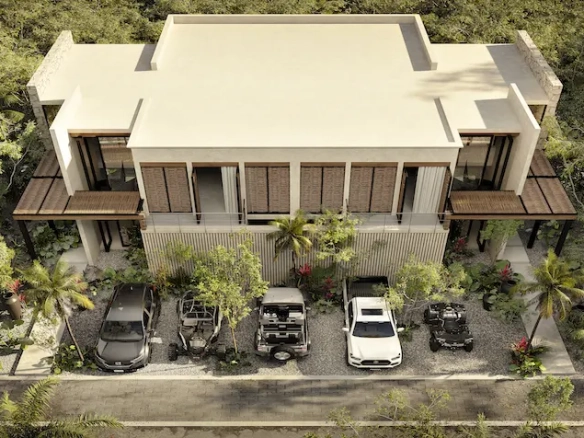 Aereal view Casa Vesta Tulum