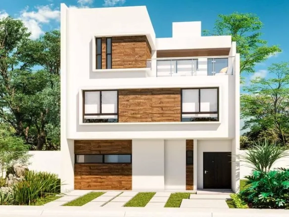 Facade Residence model Dorinta Sayab Residencial Cancun