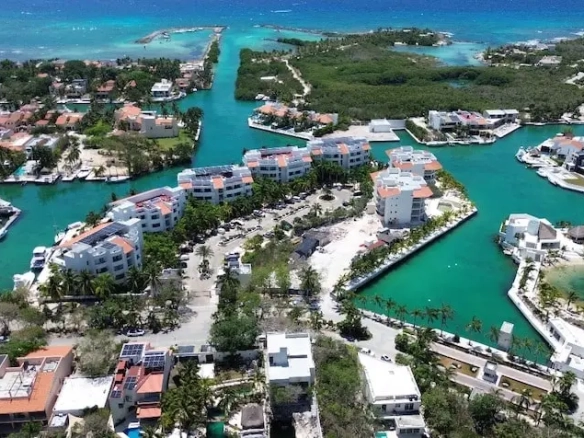 Aerial View Gran Peninsula Puerto Aventuras