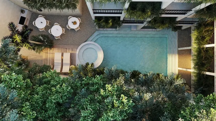 Ground Floor studio in Aldea Om Tulum
