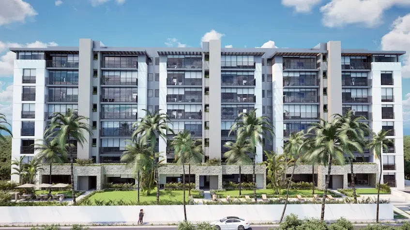 Front Facade agua 9 Cancun en Via Cumbres