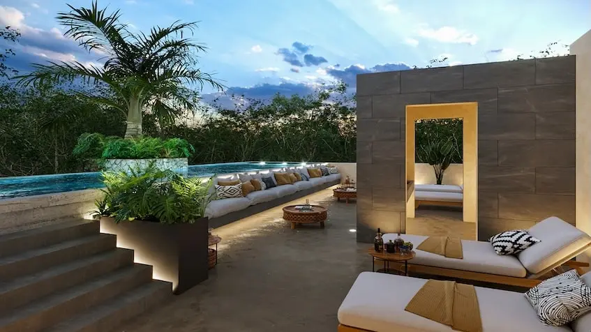 Beds Rooftop in Talari Tulum