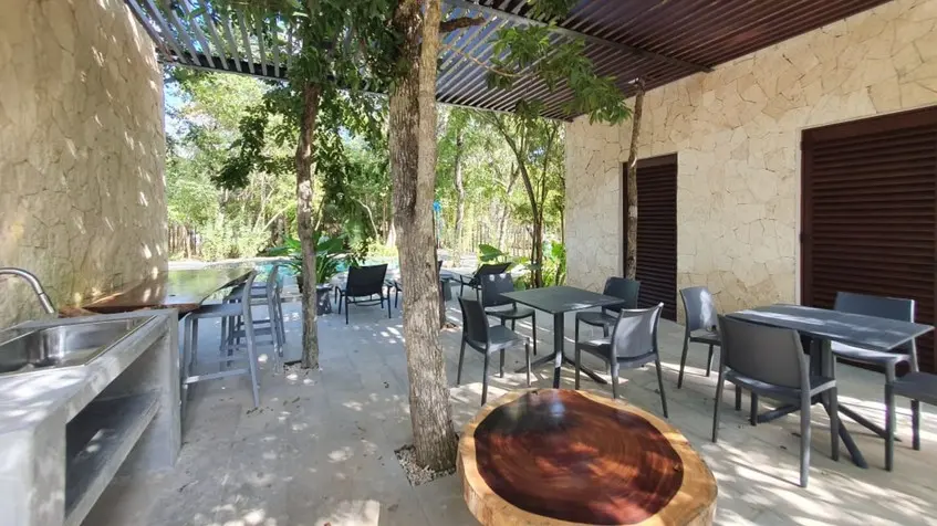 Common areas in Tulum Jungle Park Residences