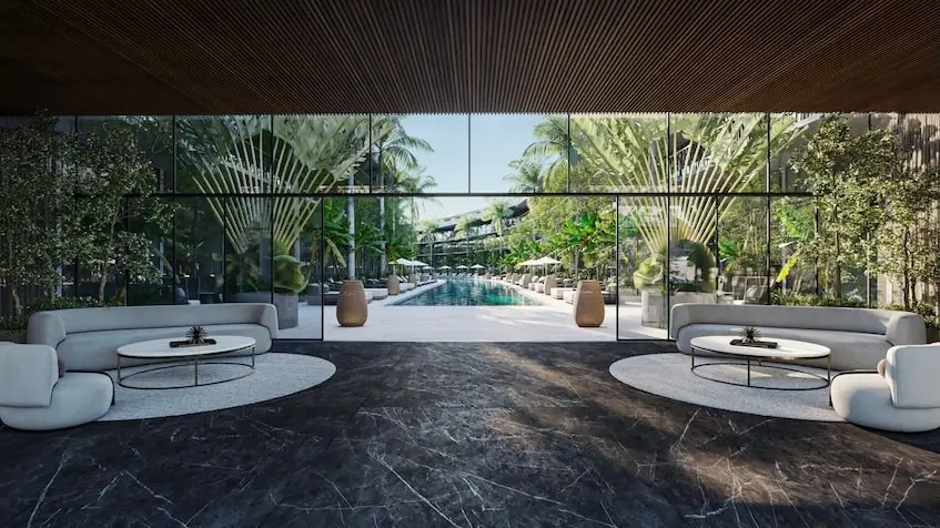 Interior club house in Legacy By Awa Playacar