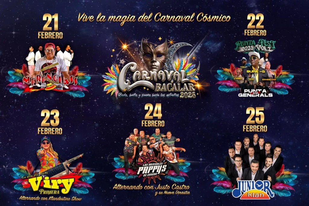 Bacalar Carnival 2025 Dates