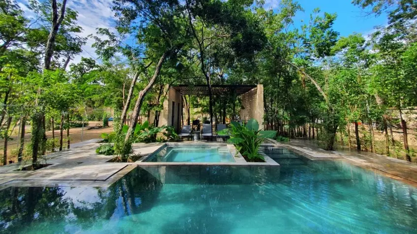 Pool Social in Tulum Jungle Park Residences