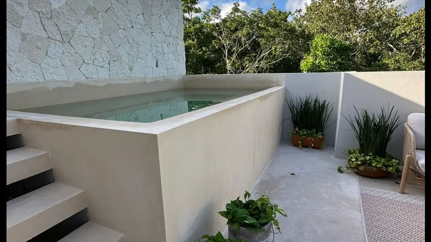 A small pool private in Tulum Jungle Park Residences