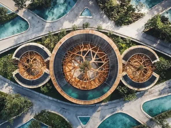 Aerial View Club House Mana 88 Akumal