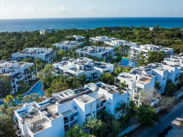 Aerial View The FivesBeach Playa del Carmen