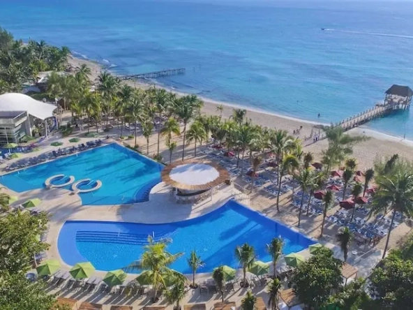 Beach Club Aerial View The Fives Beach Playa del Carmen