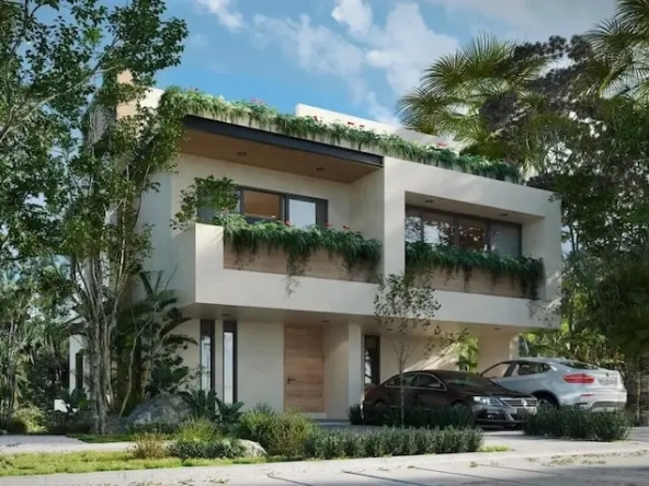 Side from facade Casa Ku Mayakoba Playa del Carmen