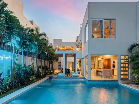 Facade Rear Casa CA Tulum | 5 Bedroom Luxury Villa for Sale