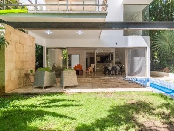 Terrace and garden Villa Lol Ha Playacar Playa del Carmen