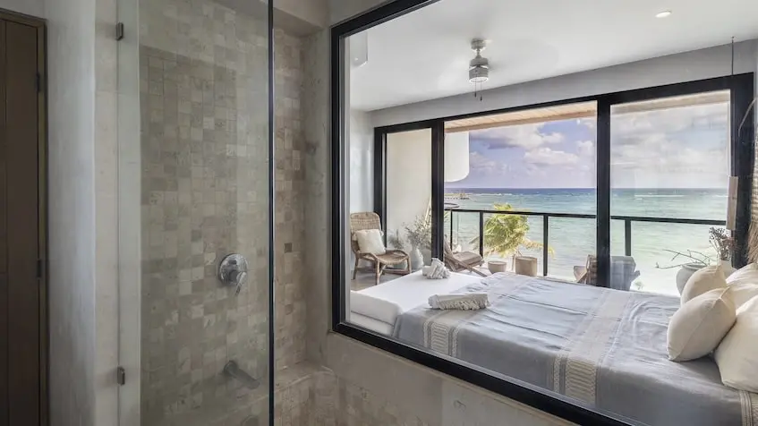 Baño en Tankah 52 Beachfront Condos Tulum