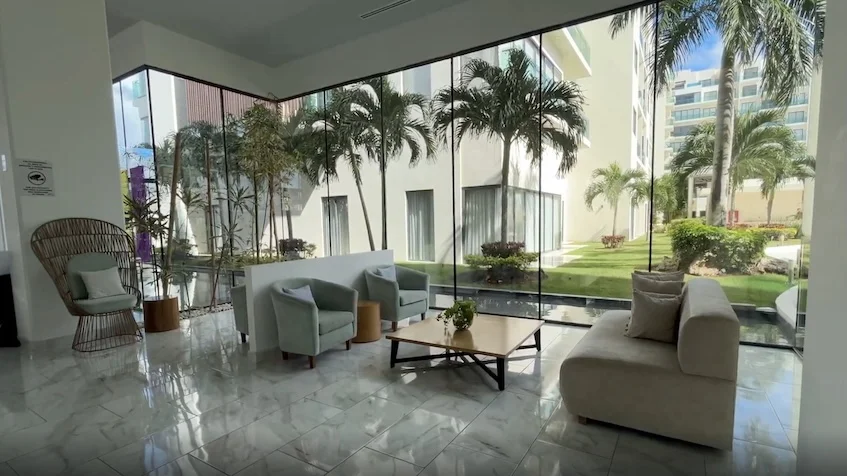 Lobby with garden view in Valle Aurora Playa del Carmen