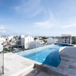 Rooftop Pool at Sky Tower Playa del Carmen : Playa del Carmen Furnished Studios for Sale