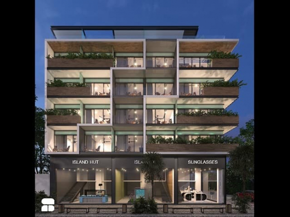 Edificio residencial de seis niveles en Oxygen 5th. Ave. Residencias