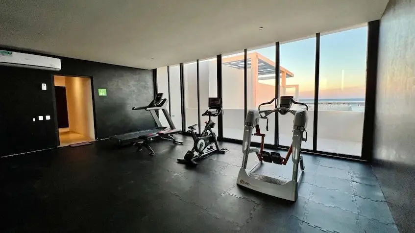 Une salle de sport à Ceren Playa del Carmen