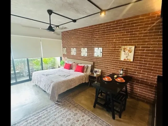 Recamara principal en Believe condos playa del carmen