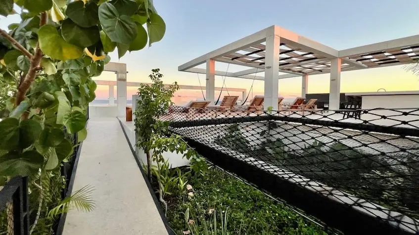 Réseau de mezzanines au Ceren Playa del Carmen