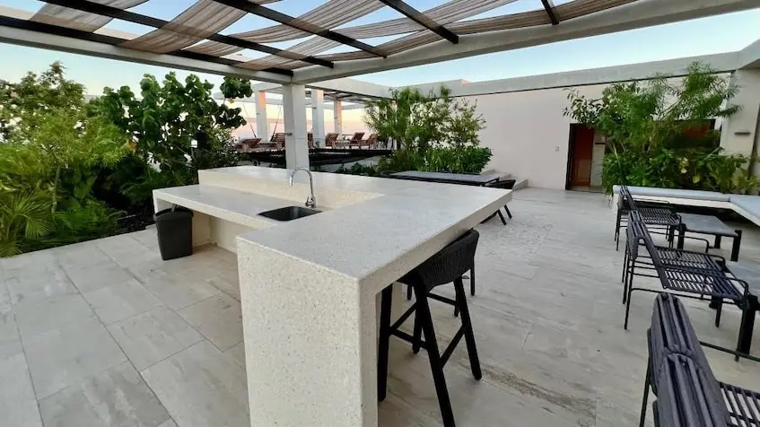 Une terrasse à Ceren Playa del Carmen