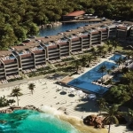 Aerial View Brhiza del Mar Puerto Morelos
