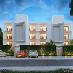 White building facade with cars parked in front at Beel 19 Condo