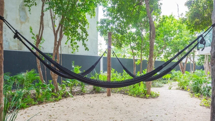 Zona de Hamacas en Iik Tulum