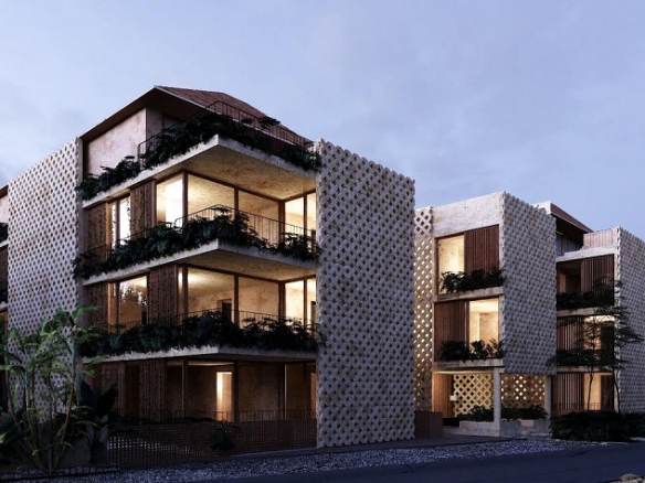 Tres edificios residenciales en Faisano Tulum