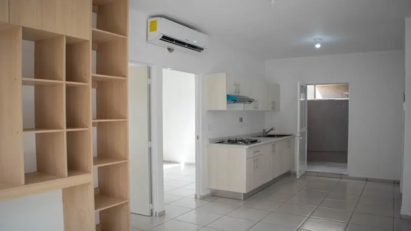 Cocina Airea acondicionado casa modelo alcala en real lucerna playa del carmen