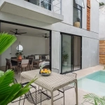 Facade with barbecue area with pool in Seremonia Tulum