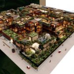 Plano arquitectónico de condominio residencial en Bloom Tulum