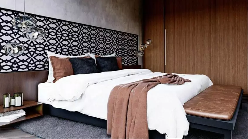 Recamara con una cama junto a un armario en Soul Living Tulum