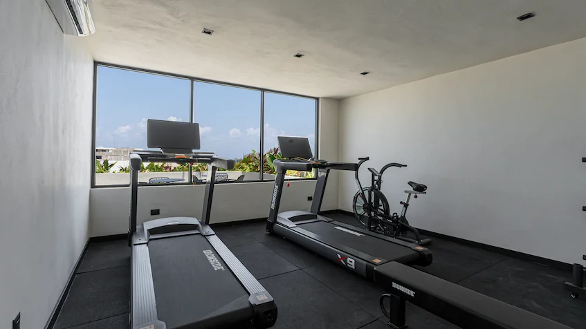 Gimnasio en Nikki Ocean Playa del Carmen