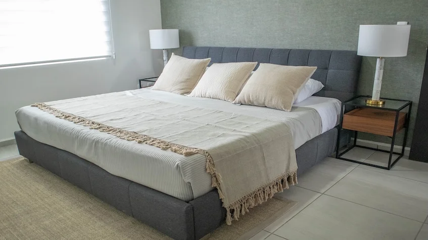 Interior of the Royal Amalfi bedroom, Vizzini model