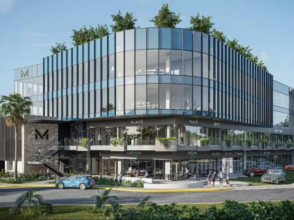 Exterior façade of offices in Magnnus Center