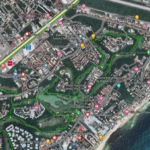 Vue aérienne d'un plan de la ville de Vi-ha 36 Playacar