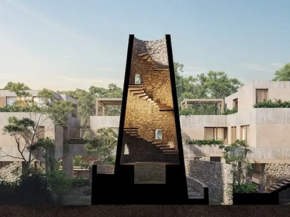 Torre centra de Inku Residencial Tulum
