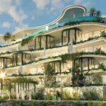 Façade extérieure complète avec décoration végétale au Muuk Karant Tulum