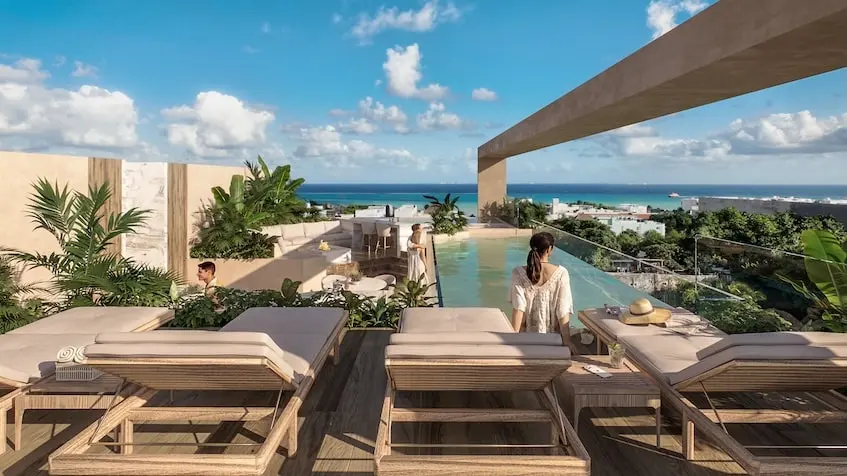 Rooftop en Belehu Luxury Home Playa del Carmen