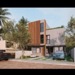 Una fachada de una casa con un carro estacionado en Casa Xaman Ha