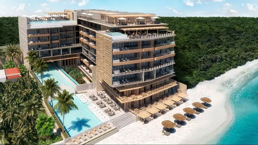 hoteles vista mar puerto morelos - Plalla Real Estate